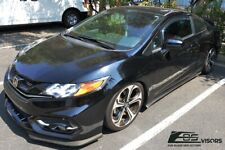 EOS Visors For 12-15 Honda Civic 2Dr Coupe JDM IN-CHANNEL Side Window Deflectors picture