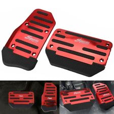 Red Non-Slip Automatic Gas Brake Foot Pedal Pad Cover Car Accessories picture