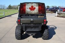 CanAm Commander Years 2020 & Prior UTV Canada Canadian Flag Rear Dust Screen picture