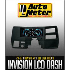 Auto Meter Invision LCD Complete Dash Gauge Kit For 1973-1987 Chevy C10 C20 C30 picture