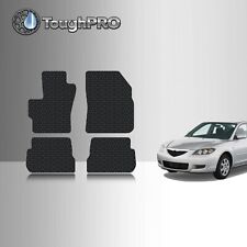 ToughPRO Floor Mats Black For Mazda 3 All Weather Custom Fit 2004-2009 picture