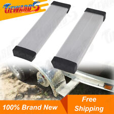 2pcs Aluminum Boat Trailer Round Fender Mount and Step Pad Bolt On Brackets picture