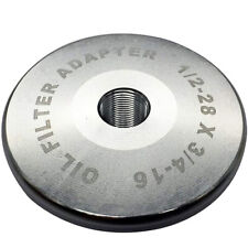 1/2-28 to 3/4-16 x 2.5 DIA - Threaded Oil Filter Adapter - Aluminum-CNC picture