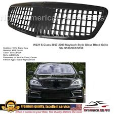 S-Class Maybach Style Grille S550 S63 S450 2007 2008 2009 All Black GT Luxury picture