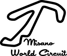 MISANO WORLD CIRCUIT. Car vinyl sticker F1 Race Track Grand Prix Formule One picture