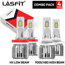 4x Lasfit H11 9005 LED Headlights Bulb 10000LM Super Bright Conversion Kit White picture