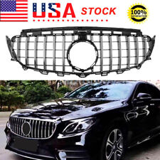 FOR BENZ E CLASS W213 SEDAN C238 COUPE CONVERTIBLE GTR GRILLE CHORME+BLACK 16-20 picture