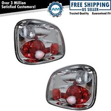 Taillights Taillamps Left & Right Pair Set for 01-04 F150 Lightning Pickup Truck picture