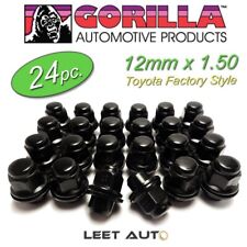 (24pc.) Gorilla Lug Nuts, Black, Toyota Lexus Factory Style, 12x1.5, 73138TBC picture