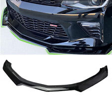Front Bumper Lip Spoiler Fits for 16-22 Camaro SS /19-22 LS LT RS Glossy Black picture