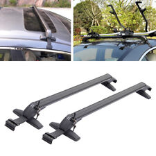 Car Roof Rail Luggage Rack Baggage Carrier Aluminum Black & Lock &Key US STOCK picture