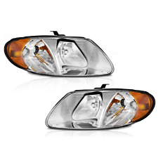 WEELMOTO Headlights For 2001-2007 Dodge Grand Caravan/Chrysler Town & Country picture