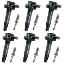 6pcs Performance Ignition Coils & iridium Spark Plug for Lincoln MKZ MKX UF553 picture