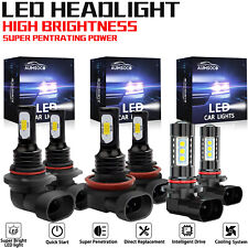 For Nissan Murano 2009-2014 Combo 6x LED Headlight Hi Low Beam + Fog Light Bulbs picture