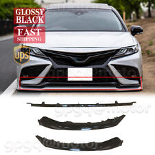 For Toyota Camry SE XSE 2021 2022 Glossy Black Front Lower Grille Trim Molding picture