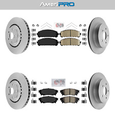 Front & Rear Ceramic Brake Pads & Coated Rotors FOR 15-2021 NX200T NX300 NX300H picture