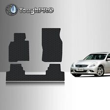ToughPRO Floor Mats Black For Infiniti G37 All Weather Custom Fit 2008-2013 picture
