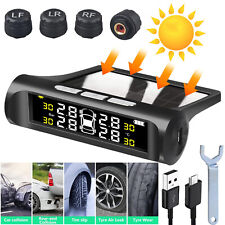 Universal TPMS Wireless Solar Tire Pressure Monitoring System 4 External Sensors picture