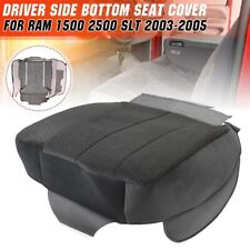 For 03-05 Dodge Ram 1500 2500 3500 SLT Driver Side Bottom Cloth Seat Cover Black picture