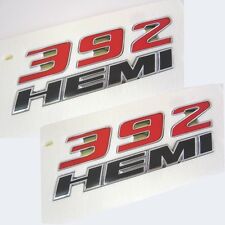 2 OEM 392 Emblem Badge decals 3D for 392 Badge Fender Genuine Parts Chrome picture