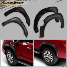 FIT FOR 2004-2015 NISSAN TITAN TEXTURED ABS POCKET-RIVETED WHEEL FENDER FLARES  picture