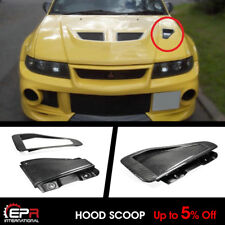 For Mitsubishi Evolution EVO 5 6 Carbon Fiber OE Hood Scoop Air Intake Vent Duct picture