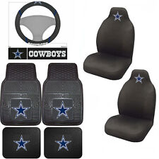 NFL Dallas Cowboys Car Truck Seat Covers Floor Mats & Steering Wheel Cover picture