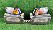 Toyota Corolla AE100 AE101 Sports Smoke HEAD LIGHTS with PARKINGS set oem used picture