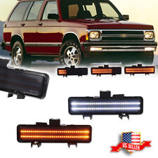 Smoke Switchback LED Paking Signal Lights For 83-93 Chevry S-10 / 82-90 GMC S-15 picture