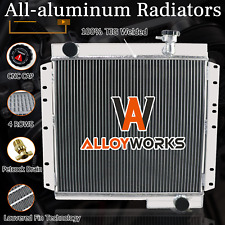 4 Row Aluminum Radiator For 1970-1980 1977 Toyota Land Cruiser 4.6L 3.9L l6 Gas picture
