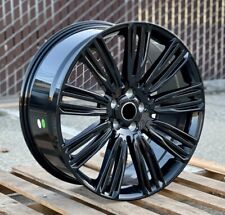 24x10 Wheels Fit Range Rover Land Rover HSE Sport Gloss Black 24 Inch Rims Set 4 picture