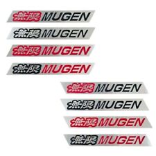 2X JDM NEW Mugen Chrome spolier Badge left & right Spoiler Fit For ALL CARS picture