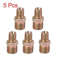 5pcs M10x1.0mm M14x1.5mm Male Car Straight Air Hose Fitting Connector Adapter picture