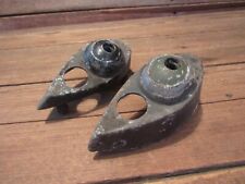 Vintage 1930's Plymouth Dodge Desoto Chrysler Car orTruck Headlight Stands picture