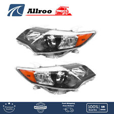 Pair Black Headlights lamps Fit For 2012-2014 Toyota Camry Projector L+R Side picture