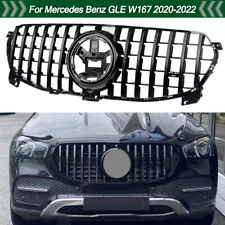 Gloss Black GT Front Bumper Grille For 2020-22 Mercedes Benz W167 GLE350 GLE450 picture