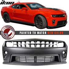 Fits 10-13 Chevrolet Camaro ZL1 Style Painted PP Front Bumper Cover Conversion picture