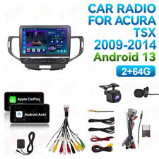 2+64G Android 13 For Acura TSX 2009-2014 Carplay Car Stereo Radio GPS Wifi BT picture
