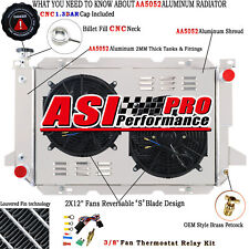 1451 ASI 3 Row Radiator Shroud Fan For F150 F250 F350 Bronco V8 Engine 1983-1997 picture