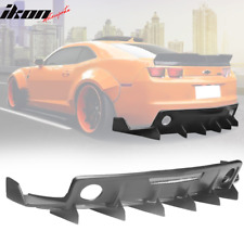 Fits 10-15 Chevrolet Camaro ZL1 MB Style Rear Diffuser Bumper Cover Fin PP picture