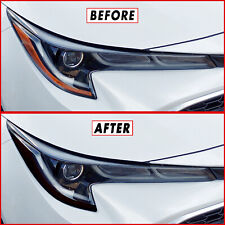 FOR 20-22 Toyota Corolla Headlight Side Marker SMOKE PreCut Tint Amber Delete picture