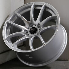 18x9.5/18x10.5 Silver Machined Wheels Vors TR4 5x120 22/22 (Set of 4)  73.1 picture