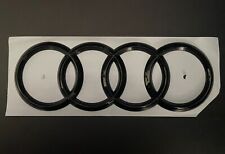 New Genuine Audi Emblem Rings Black Glossy Rear *8W8071802*  picture