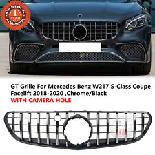 Chrome+Black GT-R Grille For Mercedes-Benz W217 S-Class Coupe 2018-2020 picture