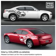 Dodge Charger 2006-2023 Super Bee Side Accent Stripes Decals (Choose Color) picture