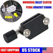Universal Cars Billet Race Clutch Pedal Stopper Plate Bracket Crank Adjustable picture