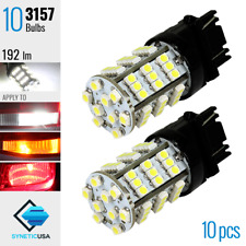 10x 3157/4114/3457 Reverse Backup 54-SMD Xenon 6000K White LED Lamp Light Bulbs picture