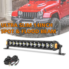 14inch 120W Single Row LED Work Light Bar Slim Combo 4WD SUV UTE 4x4 Truck picture