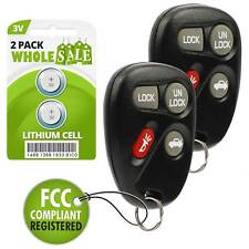 2 Replacement For 1997 1998 1999 2000 Buick Century Key Fob Remote picture