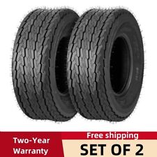 Set of 2 Tires 20.5X8.0-10 20.5x8x10 10PR Trailer Tires Load Range E Heavy Duty picture